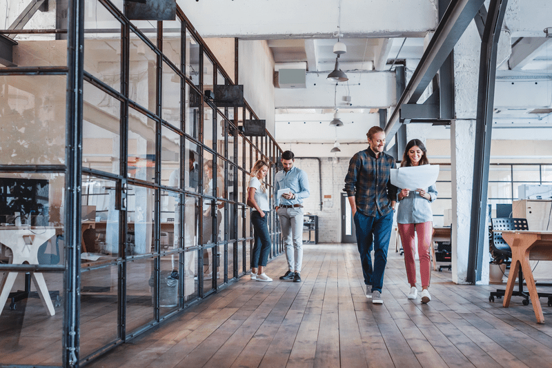 People in an office