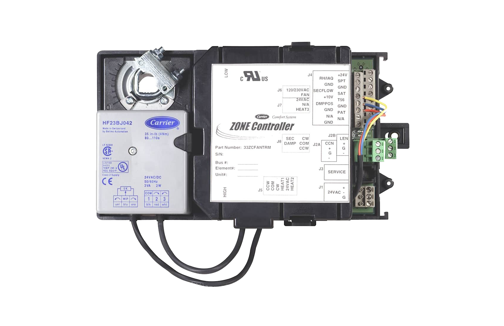 ComfortID™ Single Duct Air Terminal Zone Controller 33ZCVAVTRM